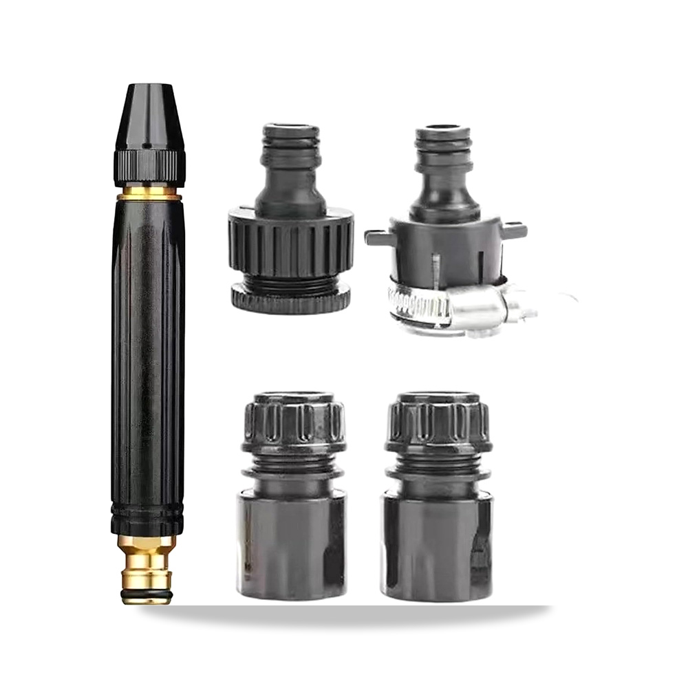 صورة منتج فوهة خرطوم حديقة عالية الضغط مانعة للتسرب متعددة الوظائف مع معزز 3 – 18 x 8 x 4 سم – حوالي 1.6 سم/0.63 انش - كود الصنف reemco-2027-1849707 - ماركة يباع من خلال reemco - توريد وتصوير حصري لشركة ريمكو القابضة السعودية