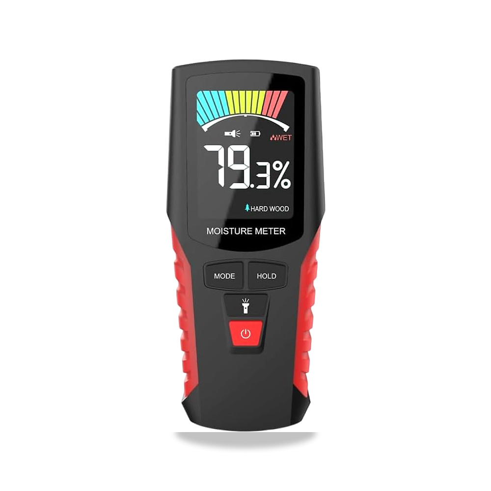 صورة منتج هاسثيب مقياس رطوبة الخشب مع ضوء، بدون دبابيس مع شاشة LCD ملونة، الجدار غير المدمر مع منبه صوتي، مستشعر - كود الصنف reemco-2027-1855680 - ماركة يباع من خلال reemco - توريد وتصوير حصري لشركة ريمكو القابضة السعودية