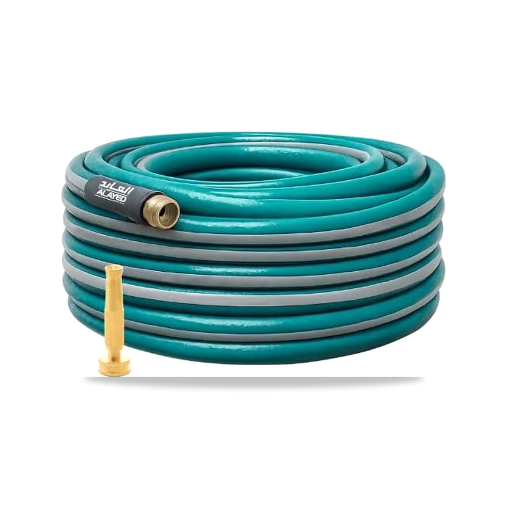 صورة منتج خرطوم مياه للحديقة والري 5/8 بوصة بطول 30 مترا من العايد – اللون Turquoise - كود الصنف reemco-2027-1857230 - ماركة يباع من خلال reemco - توريد وتصوير حصري لشركة ريمكو القابضة السعودية