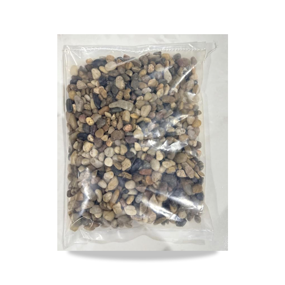 صورة منتج احجار مغسولة من سلطان جاردن سنتر 5-8 ملم، حصى مزخرفة – حقيبة 2 كجم sultan garden center – المادة حجر حصى نهر طبيعي روك – 15 x 150 x 200 ملي متر - كود الصنف reemco-2027-1859105 - ماركة يباع من خلال reemco - توريد وتصوير حصري لشركة ريمكو القابضة السعودية