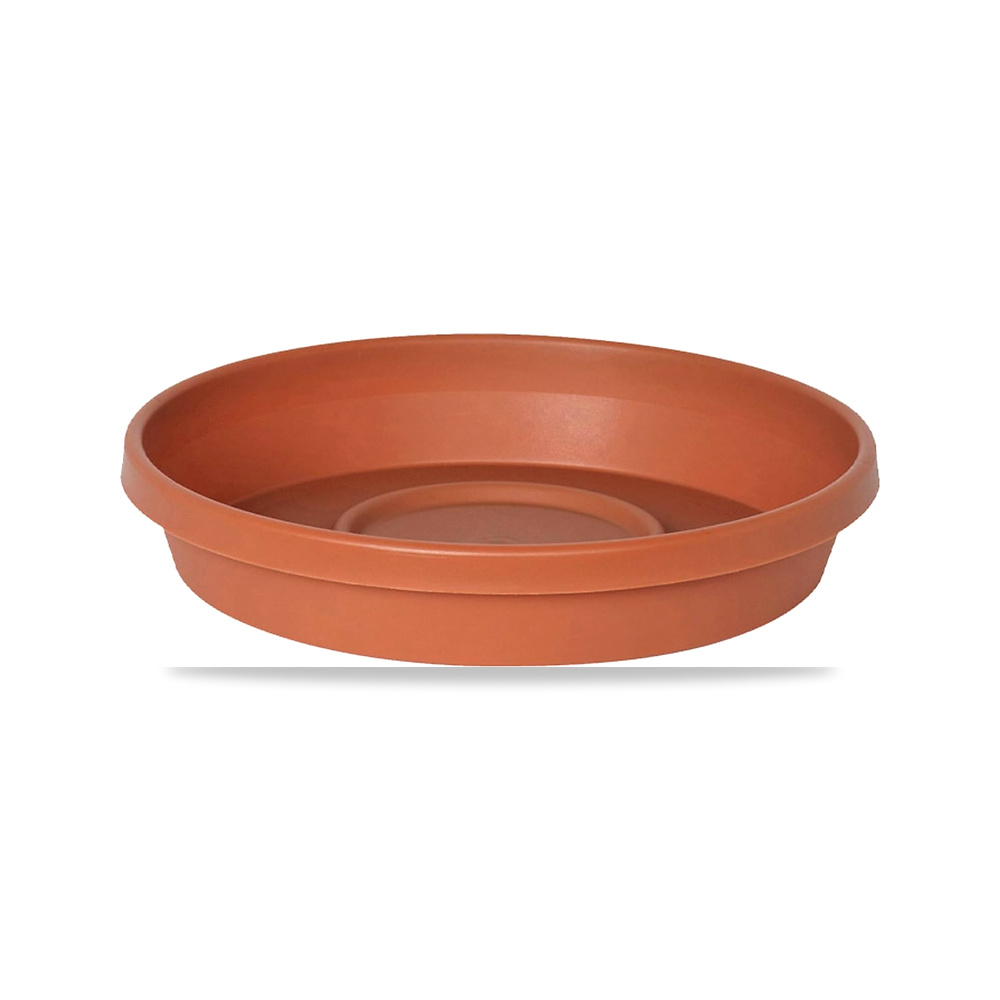 صورة منتج تيرا صحن تصريف دائري من بلويم: 40.64 سم، لون بني (Terra Cotta)، صينية لأصص الزرع مقاس 27.94 إلى 40.64 سم - كود الصنف reemco-2027-1859618 - ماركة يباع من خلال reemco - توريد وتصوير حصري لشركة ريمكو القابضة السعودية