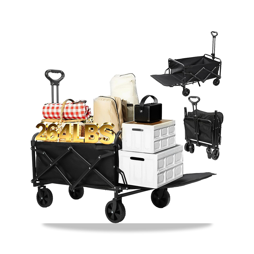 صورة منتج Garden Carts,Collapsible Folding Wagon للخدمة الشاقة قابل للطي Keysweet – 98العمق x 48العرض x 46الارتفاع سم – المادة البوليستر - كود الصنف reemco-2027-1860294 - ماركة يباع من خلال reemco - توريد وتصوير حصري لشركة ريمكو القابضة السعودية