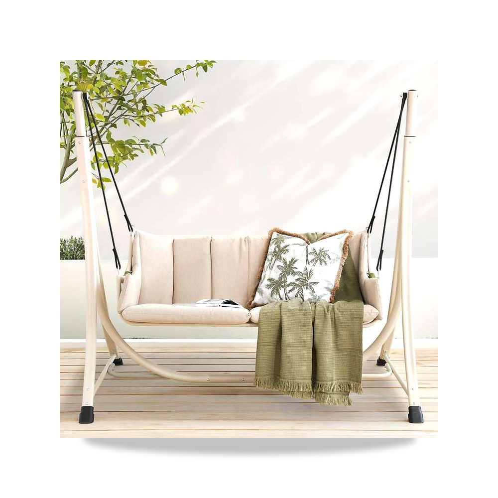 صورة منتج ارجوحة بمقعدين فينيسيا من بان هوم – بيج، 170×125 سم PAN HOME – اللون Beige – مادة الإطار سبائك فولاذية - كود الصنف reemco-2027-1860486 - ماركة يباع من خلال reemco - توريد وتصوير حصري لشركة ريمكو القابضة السعودية