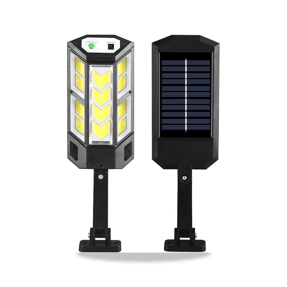 صورة منتج مصباح يعمل بالطاقة الشمسية بجهاز تحكم عن بعد 84 LED بتصنيف IP65 ومستشعر حركة خارجي مع 3 اوضاع موديل PP-899T - كود الصنف reemco-2027-1861625 - ماركة يباع من خلال reemco - توريد وتصوير حصري لشركة ريمكو القابضة السعودية