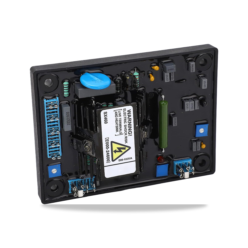 صورة منتج وحدة منظم الجهد SX460 AVR، تحكم ثابت في الطاقة أحادي الطور للمولدات عديمة المسفرات ABS 95 الى 132 فولت - كود الصنف reemco-2027-1862769 - ماركة يباع من خلال reemco - توريد وتصوير حصري لشركة ريمكو القابضة السعودية