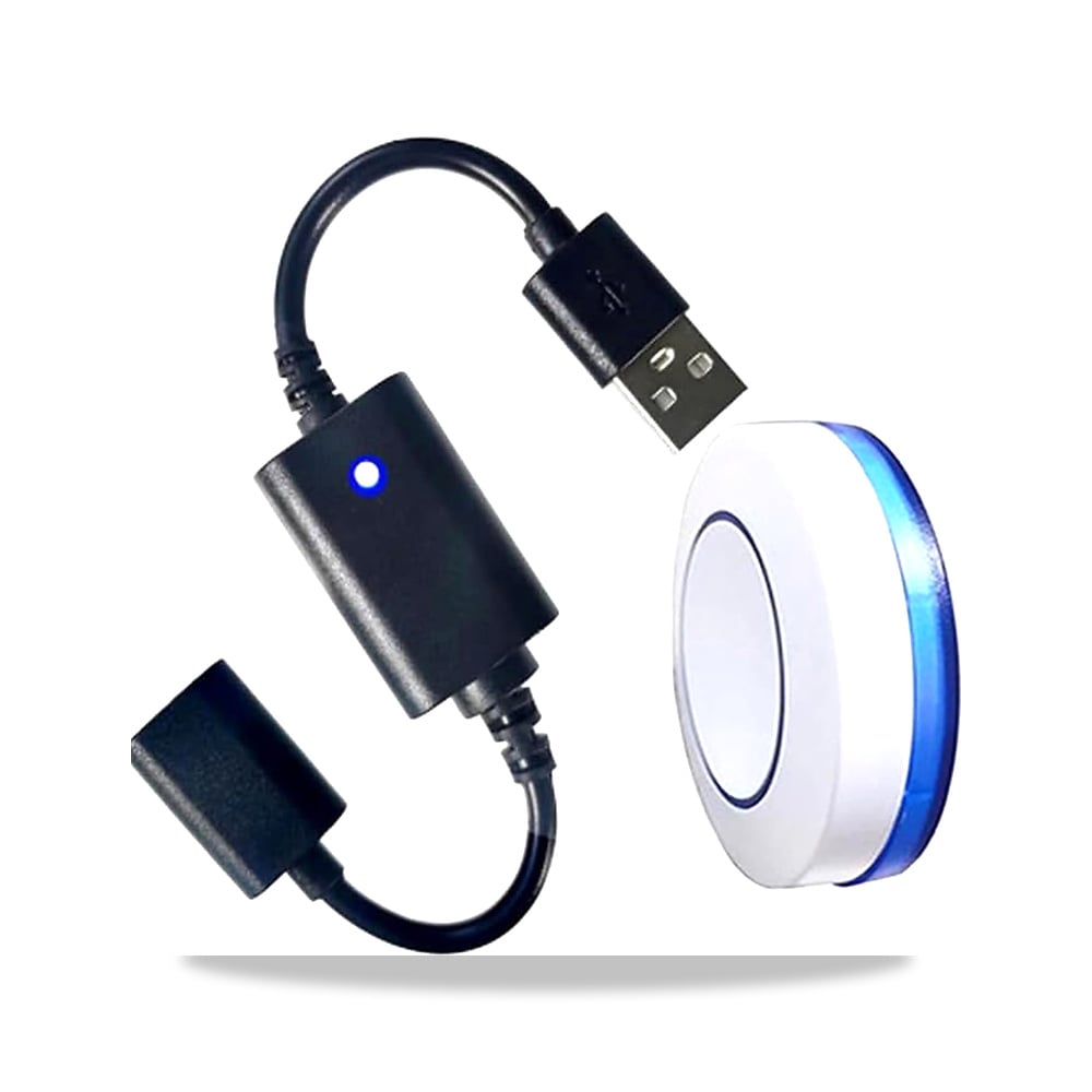 صورة منتج مفتاح تحكم عن بعد USB مع فوب لاسلكي، مؤشر LED، اسود (ابيض) Kaleinavi – 5 فولت – المادة معدن بلاستيكي - كود الصنف reemco-2027-1864706 - ماركة يباع من خلال reemco - توريد وتصوير حصري لشركة ريمكو القابضة السعودية