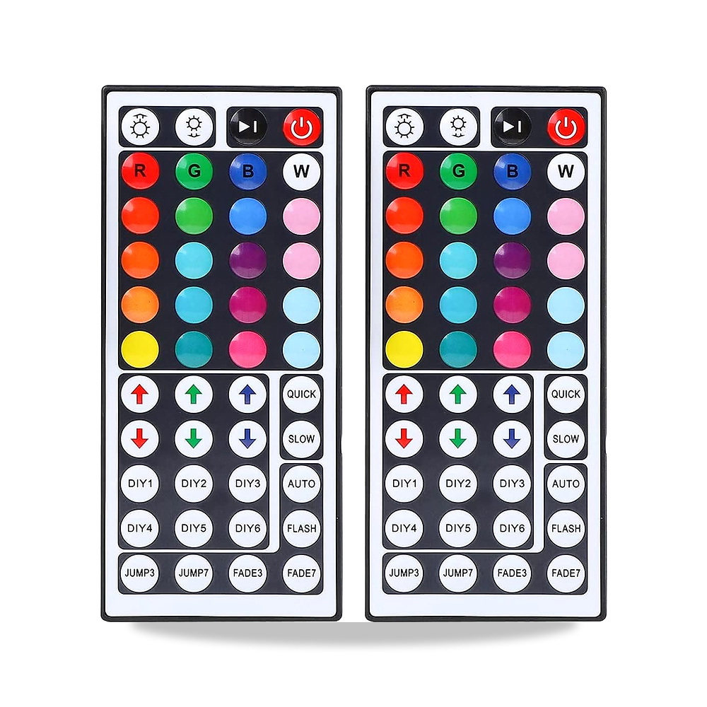 صورة منتج جهاز تحكم عن بعد لشريط اضاءة RGB LED يحتوي على 44 مفتاح، عن بعد بديل لمصباح IR LED مناسب SMD - كود الصنف reemco-2027-1864961 - ماركة يباع من خلال reemco - توريد وتصوير حصري لشركة ريمكو القابضة السعودية