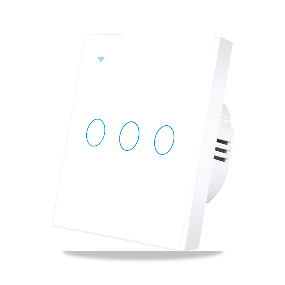 صورة منتج مفتاح اضاءة ذكي WiFi يثبت على الحائط من ارامول، لا يتطلب سلك محايد او موزع، متوافق مع اليكسا وجوجل هوم، يدعم - كود الصنف reemco-2027-1864980 - ماركة يباع من خلال reemco - توريد وتصوير حصري لشركة ريمكو القابضة السعودية