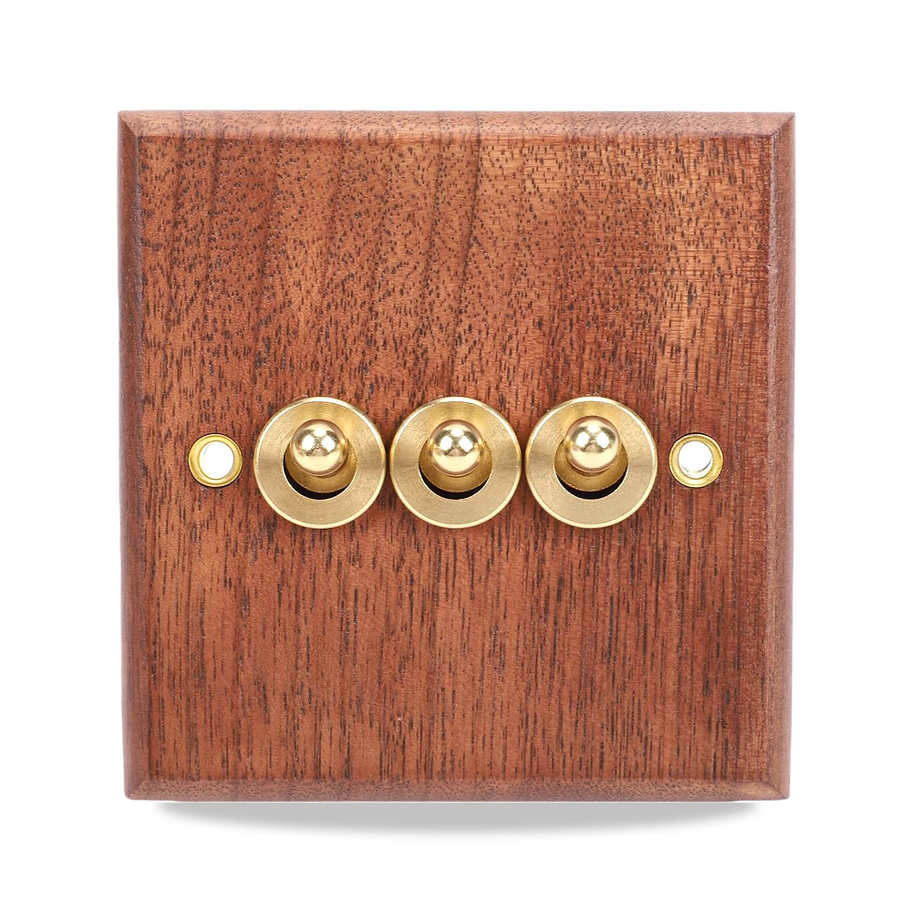 صورة منتج مفتاح تبديل مفصلي 16 أمبير Xiuganpo – المادة Black Walnut + Brass – 12 فولت - كود الصنف reemco-2027-1865489 - ماركة يباع من خلال reemco - توريد وتصوير حصري لشركة ريمكو القابضة السعودية
