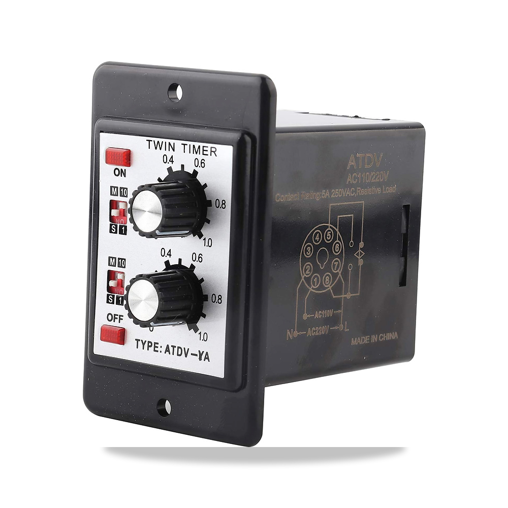 صورة منتج سيكس ران مرحل مفتاح التحكم في الوقت، ATDVYA AC110-220V 50/60Hz SIXRUN – المادة بلاستيك – AC110V/220 فولت - كود الصنف reemco-2027-1866479 - ماركة يباع من خلال reemco - توريد وتصوير حصري لشركة ريمكو القابضة السعودية