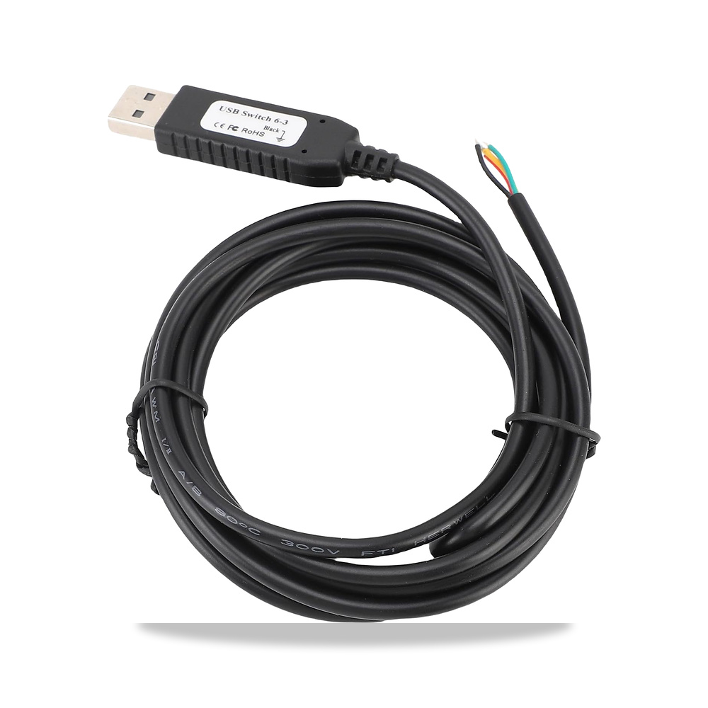 صورة منتج يجويوس كيبل USB سويتش، 3 مفاتيح خط مخصص – مادة المنتج ايه بي اس وبلاستيك PVC – تقريبًا 2 متر / 6.6 قدم - كود الصنف reemco-2027-1867070 - ماركة يباع من خلال reemco - توريد وتصوير حصري لشركة ريمكو القابضة السعودية