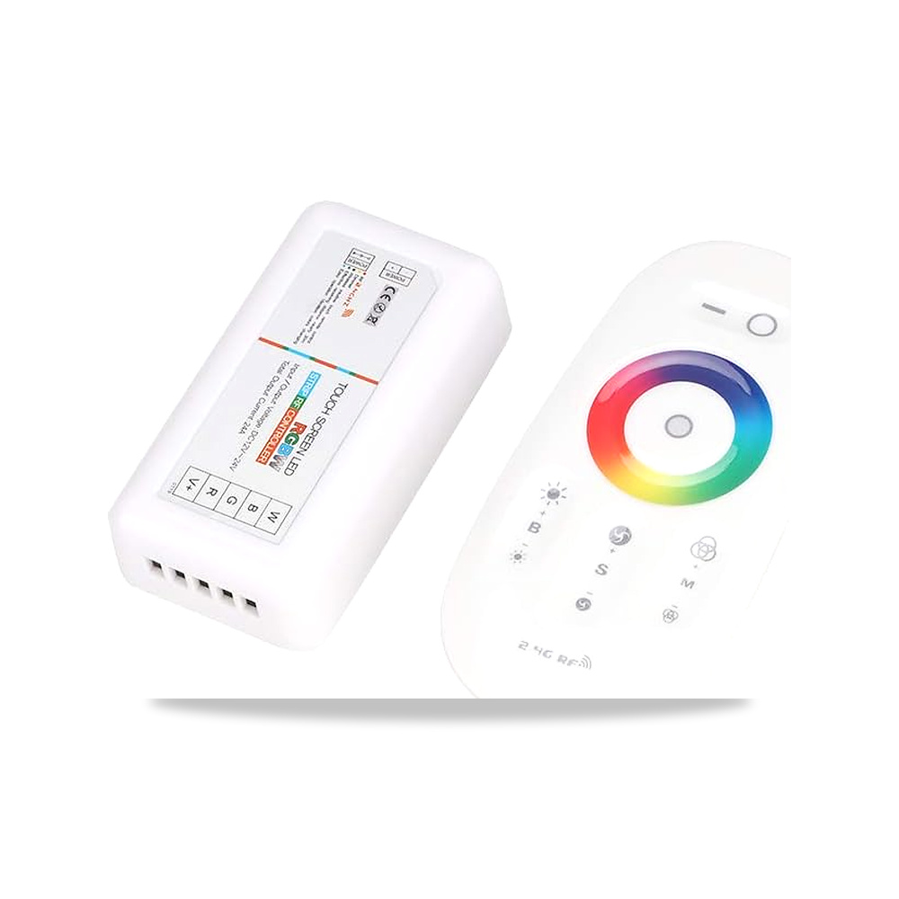 صورة منتج جياوو جهاز تحكم عن بعد لاسلكي يعمل باللمس باضاءة LED RGBW 2.4G – المادة ايه بي اس - كود الصنف reemco-2027-1867432 - ماركة يباع من خلال reemco - توريد وتصوير حصري لشركة ريمكو القابضة السعودية