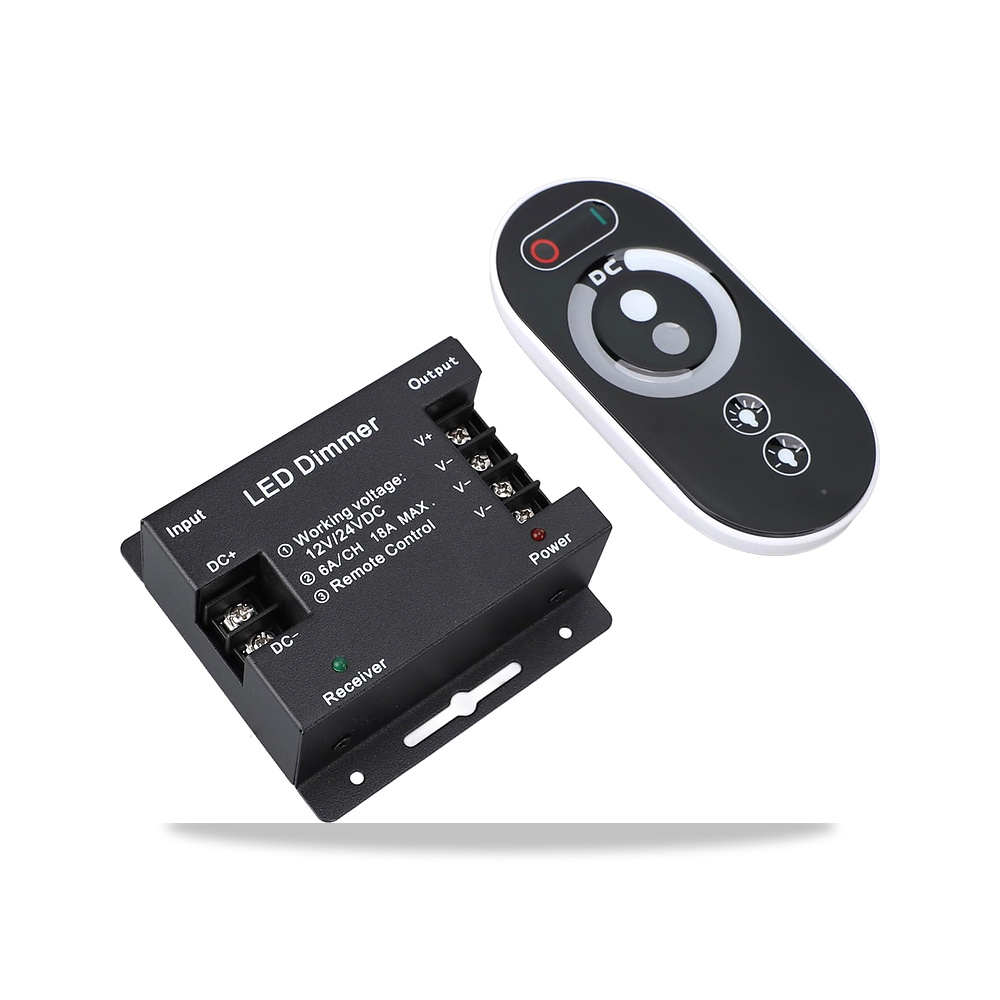 صورة منتج كريفوكت مفتاح تعتيم مع جهاز تحكم عن بعد بالترددات الراديوية، 18 امبير LED – 12 فولت – المادة حديد + ايه بي اس - كود الصنف reemco-2027-1867512 - ماركة يباع من خلال reemco - توريد وتصوير حصري لشركة ريمكو القابضة السعودية