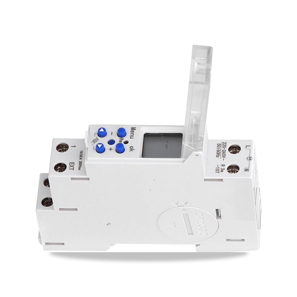 صورة منتج مفتاح مؤقت رقمي اسبوعي للتحكم الفعال موديل TM610-2 – المادة أكريلونيتريل بوتادين ستايرين – تيار متردد 220 فولت - كود الصنف reemco-2027-1867538 - ماركة يباع من خلال reemco - توريد وتصوير حصري لشركة ريمكو القابضة السعودية
