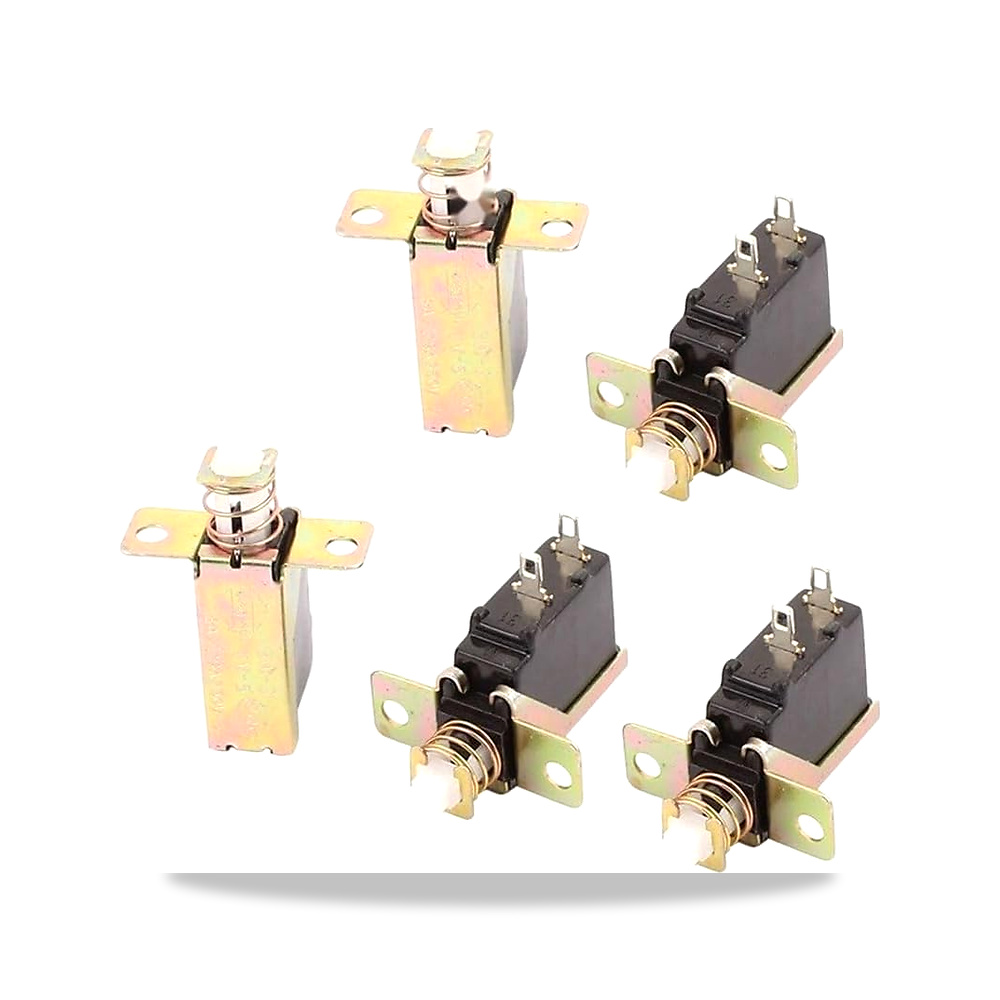 صورة منتج 5 قطع AC250V 8A/128A 2P محملة بنابض ذاتي القفل مفتاح زر ضغط صغير - كود الصنف reemco-2027-1867703 - ماركة يباع من خلال reemco - توريد وتصوير حصري لشركة ريمكو القابضة السعودية