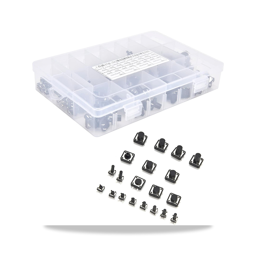 صورة منتج زر ضغط تشغيل وتحكم إلكتروني Cryfokt موديل 250 pieces of tact switches – 12 فولت – المادة PP flame retardant material - كود الصنف reemco-2027-1869144 - ماركة يباع من خلال reemco - توريد وتصوير حصري لشركة ريمكو القابضة السعودية