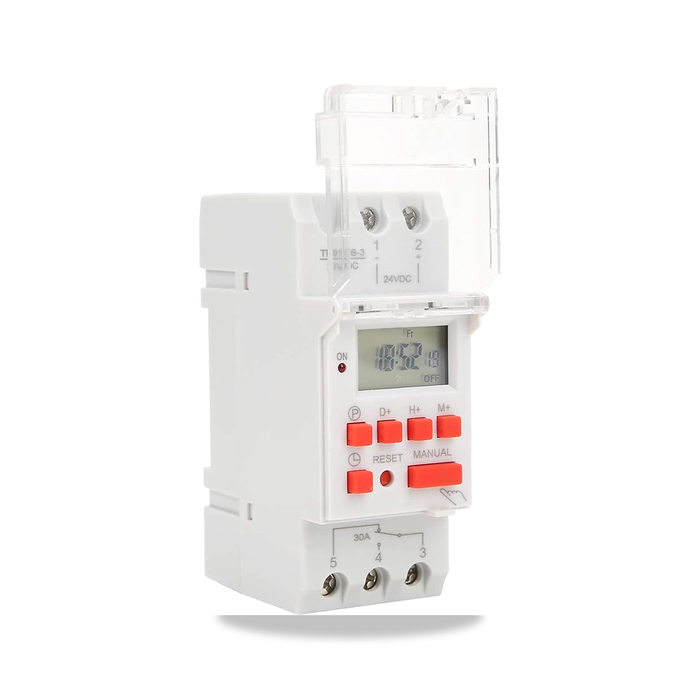 صورة منتج مفتاح مؤقت قابل للبرمجة بتيار مستمر 24 فولت 30 امبير مع شاشة LCD رقمية من فيلاتيمور VELATEMOR - كود الصنف reemco-2027-1869700 - ماركة يباع من خلال reemco - توريد وتصوير حصري لشركة ريمكو القابضة السعودية