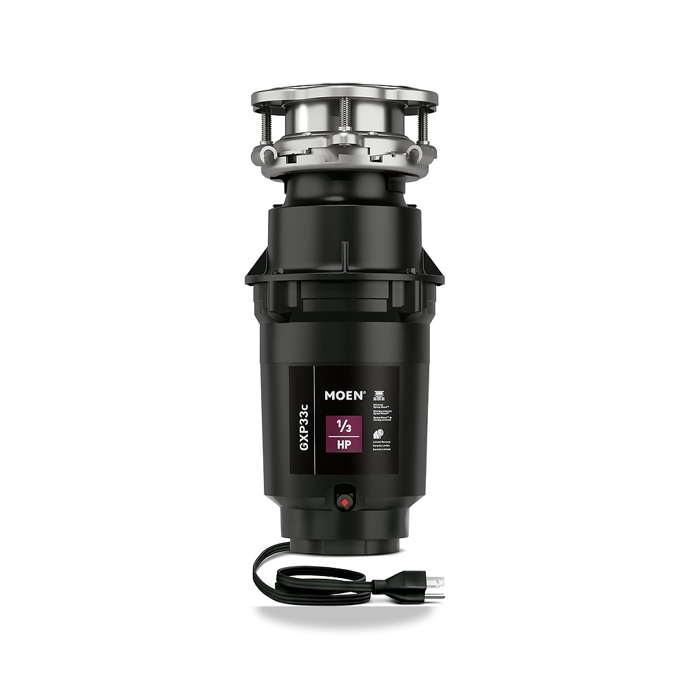 صورة منتج Moen GXP33C GX Pro 1/3 HP مستمرة للتخلص من القمامة مع محرك دوامة وسلك طاقة متضمن. - كود الصنف reemco-2027-1871862 - ماركة يباع من خلال reemco - توريد وتصوير حصري لشركة ريمكو القابضة السعودية