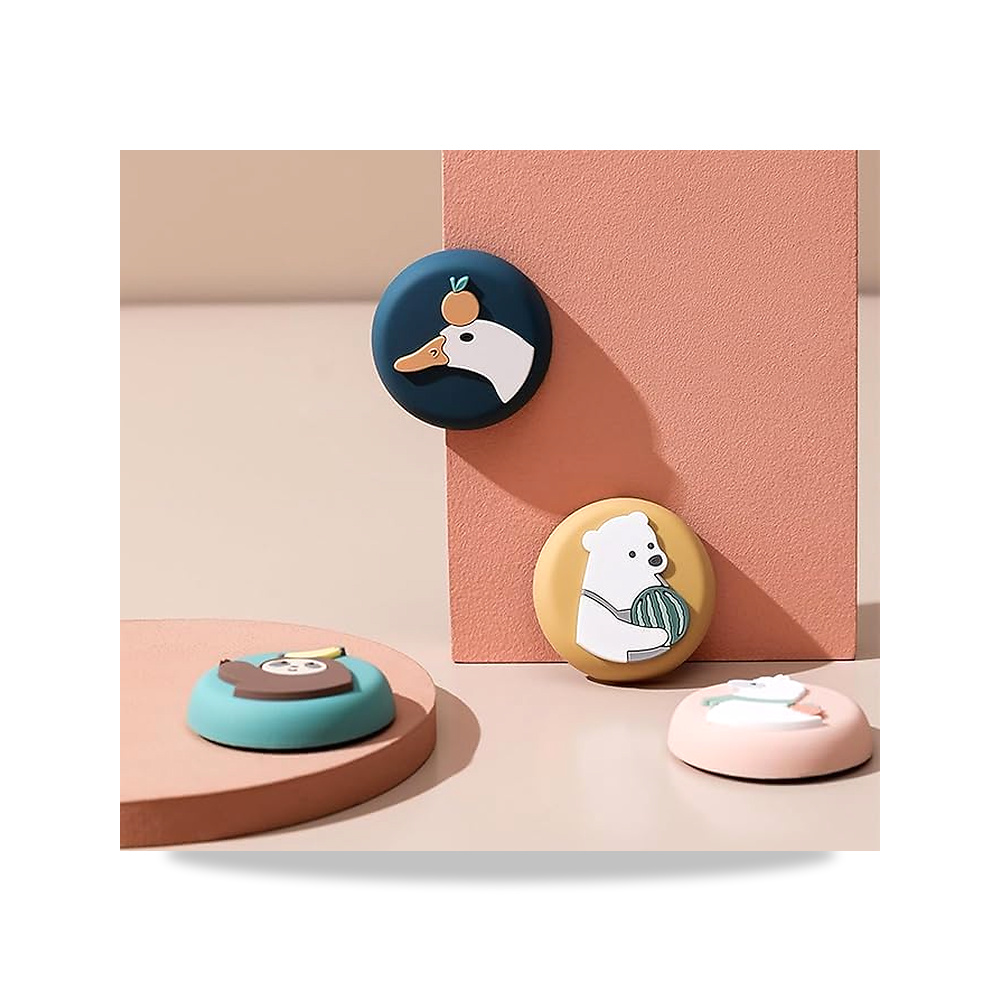 صورة منتج واقيات ممتصة للصدمات لمقبض الباب من تزويق، حائط ذاتية اللصق على شكل حيوانات كرتونية، واقي لطيف الباب، وسادات - كود الصنف reemco-2027-1873332 - ماركة يباع من خلال reemco - توريد وتصوير حصري لشركة ريمكو القابضة السعودية