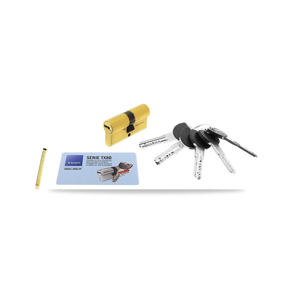 صورة منتج تيسا اسا ابلوي، اسطوانة عالية الامان حاصلة على براءة اختراع TX80، TX853050L – 14 x 8,5 x 3,3 سم – المادة خليط معدني من النحاس والستيل - كود الصنف reemco-2027-1873810 - ماركة يباع من خلال reemco - توريد وتصوير حصري لشركة ريمكو القابضة السعودية