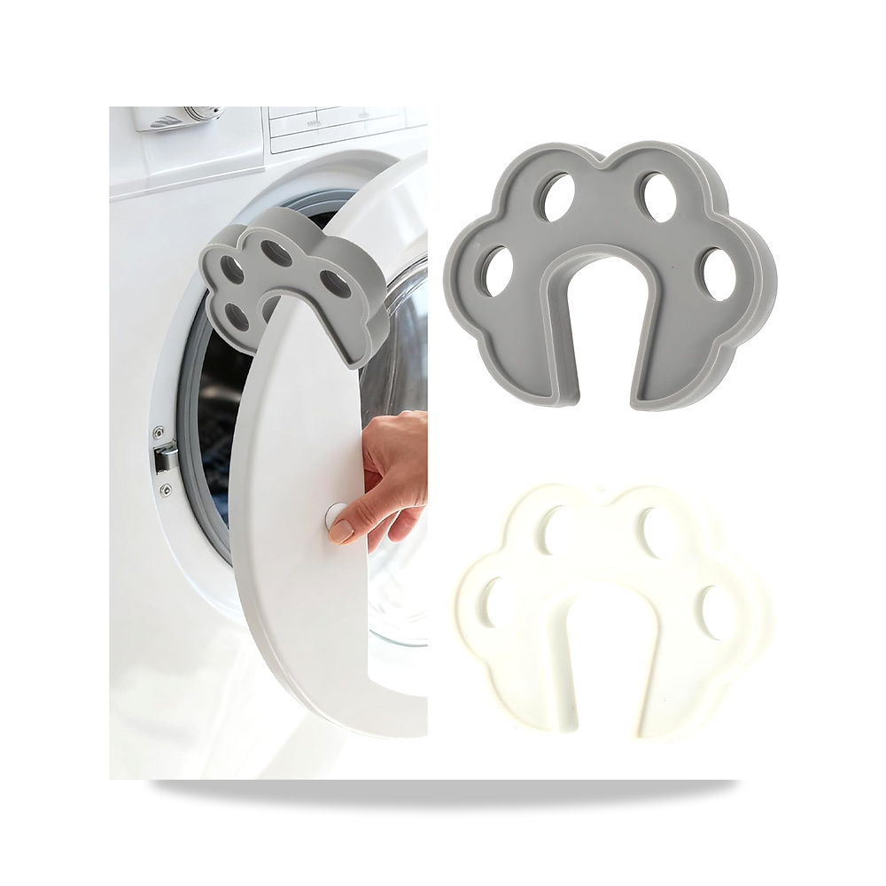 صورة منتج قطعتان من دعامة باب الغسالة المفتوحة، غسالة تحميل امامي، باب صحون من السيليكون، سدادة ابواب الغسيل، حامل - كود الصنف reemco-2027-1874446 - ماركة يباع من خلال reemco - توريد وتصوير حصري لشركة ريمكو القابضة السعودية