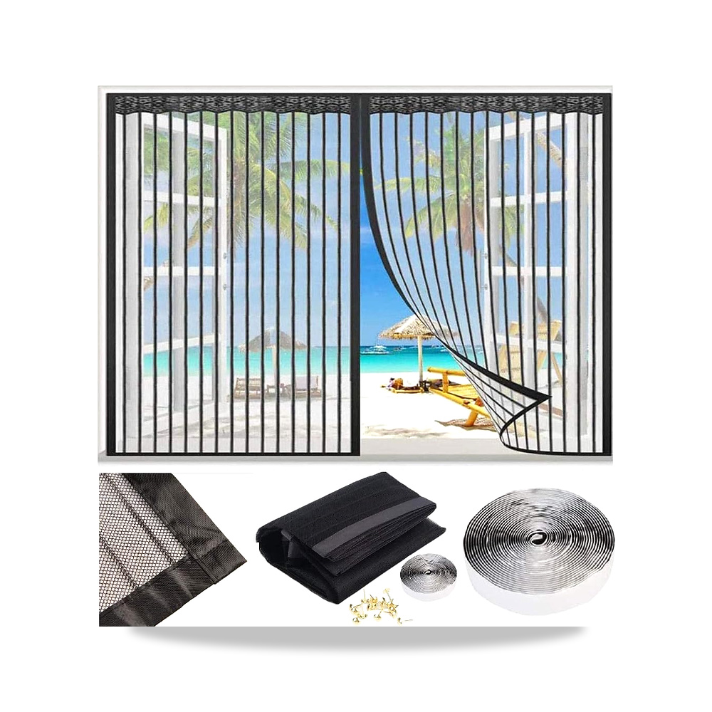 صورة منتج باب شاشة الحشرات المغناطيسي تحلق الباب الصافي يتم إغلاق تلقائيا لأعلى ولأسفل، لا حاجة إلى الحفر، سهل (6334) - كود الصنف reemco-2027-1878204 - ماركة يباع من خلال reemco - توريد وتصوير حصري لشركة ريمكو القابضة السعودية