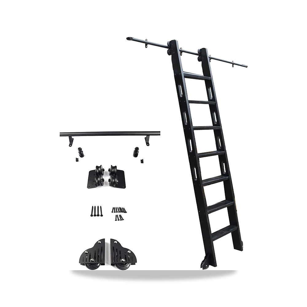 صورة منتج مجموعة ادوات ليبرا لاد هاردوير بطول 4 متر، مسار درابزين دوار لابواب الحظيرة المنزلقة والخزانات سهلة التركيب - كود الصنف reemco-2027-1883348 - ماركة يباع من خلال reemco - توريد وتصوير حصري لشركة ريمكو القابضة السعودية