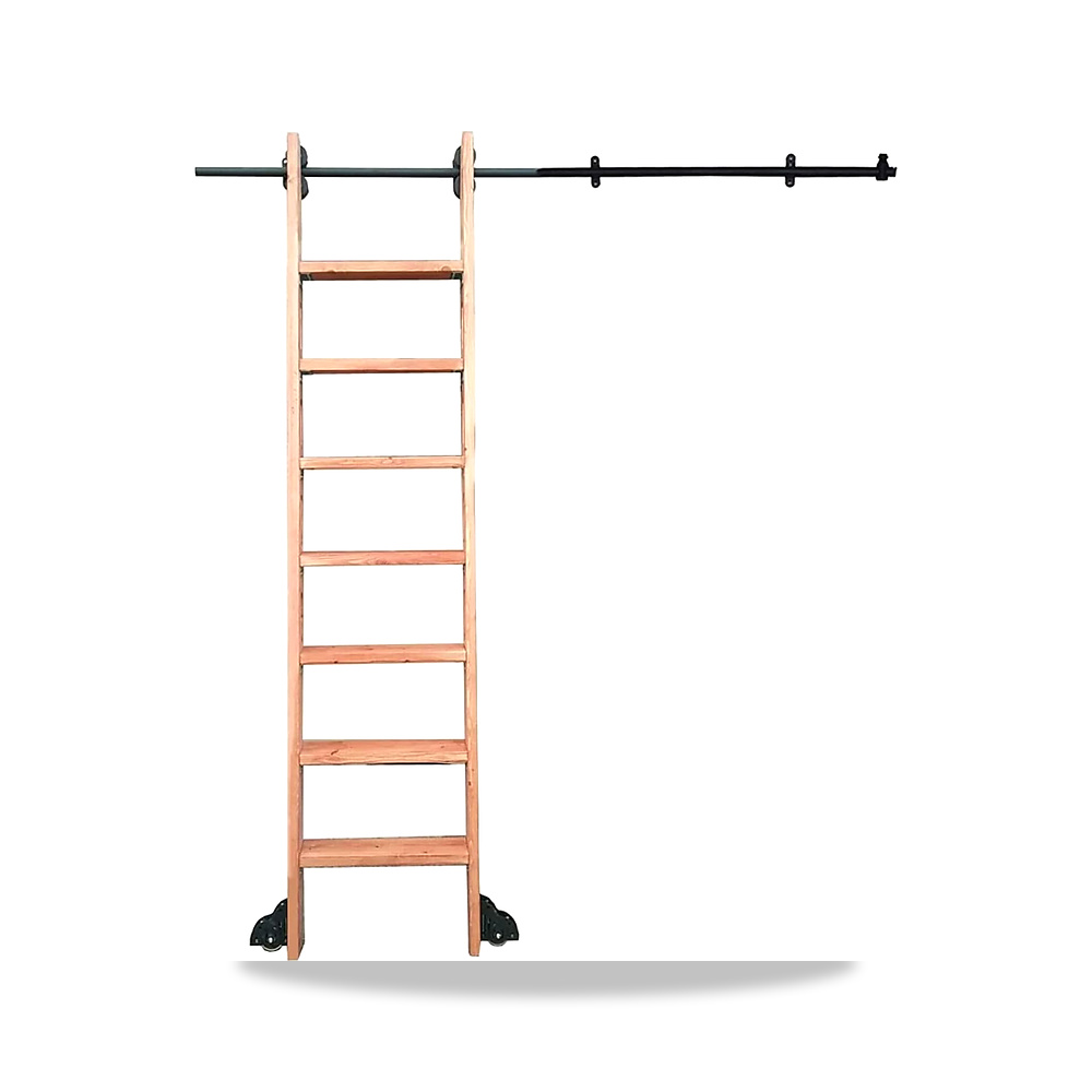 صورة منتج مجموعة ادوات سلم مكتبة دوارة شديدة التحمل – مسار قضيب منزلق لرف الكتب والمستودعات – نظام السلم غير متضمن - كود الصنف reemco-2027-1884116 - ماركة يباع من خلال reemco - توريد وتصوير حصري لشركة ريمكو القابضة السعودية