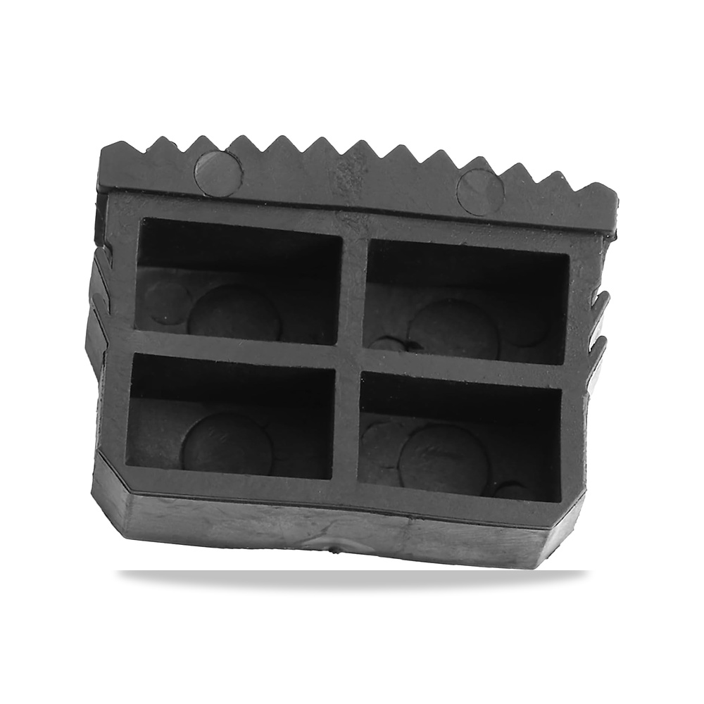 صورة منتج قدم مطاطية بديلة مضادة للانزلاق تدوم طويلا لمديري الالومنيوم من قطعتين / زوجين باللون الاسود لتحسين المنزل - كود الصنف reemco-2027-1884574 - ماركة يباع من خلال reemco - توريد وتصوير حصري لشركة ريمكو القابضة السعودية