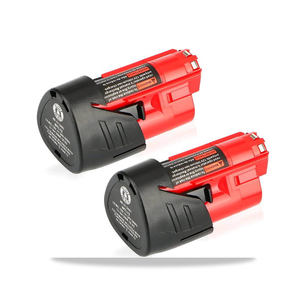 صورة منتج 2 × بطارية بديلة ويتلي M12 12V 3Ah لأدوات ميلووكي M12 موديل بطارية ليثيوم أيون – سعة البطارية 3000 – 12 فولت - كود الصنف reemco-2027-1884705 - ماركة يباع من خلال reemco - توريد وتصوير حصري لشركة ريمكو القابضة السعودية