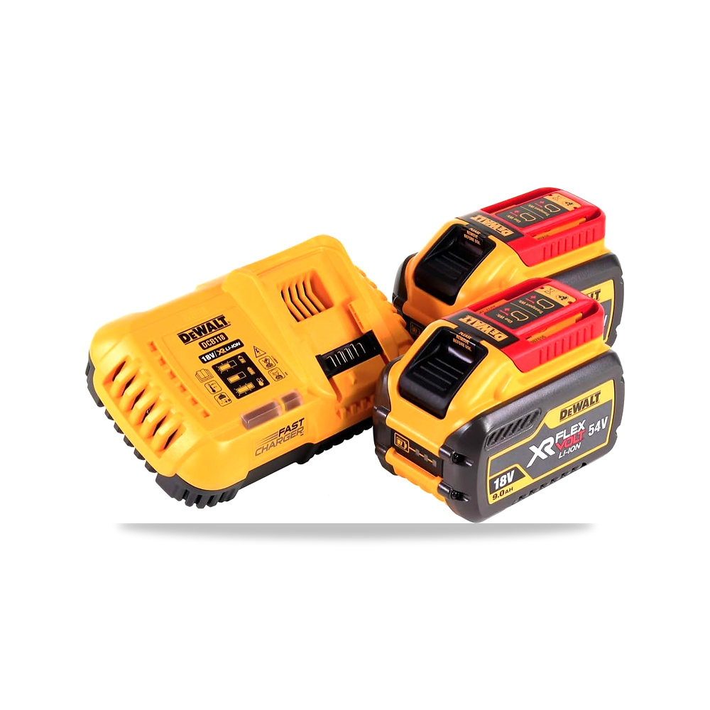 صورة منتج ديوالت مجموعة بدء تشغيل البطارية اكس ار فليكس فولت DCB118X2-QW – سعة البطارية 9 – 54 فولت - كود الصنف reemco-2027-1884821 - ماركة يباع من خلال reemco - توريد وتصوير حصري لشركة ريمكو القابضة السعودية