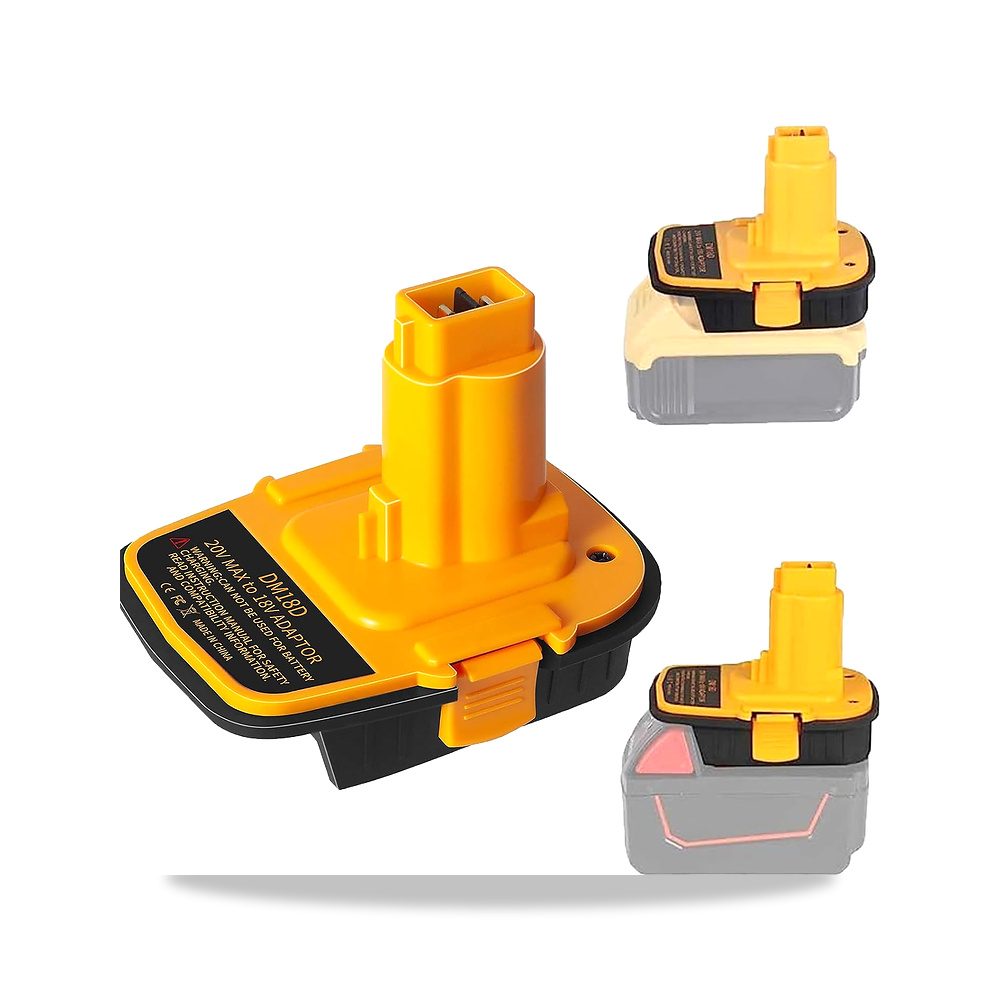 صورة منتج محول بطارية مطور من يورون متوافق مع دي دبليو 0 ال تي 18 فولت الى 20 فولت مع USB، مع De W0lt 20 موديل M18 - كود الصنف reemco-2027-1884829 - ماركة يباع من خلال reemco - توريد وتصوير حصري لشركة ريمكو القابضة السعودية