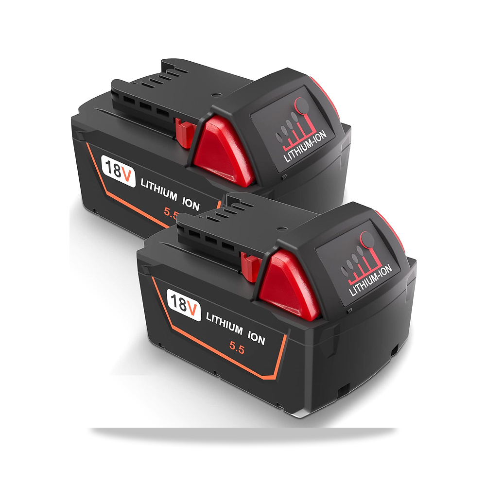 صورة منتج بطارية ليثيوم 5500 mAh 18 فولت من ريسيل لميلواكي M18 48-11-1850 48-11-1840 48-11-1815 48-11-1820 48-11-1852 - كود الصنف reemco-2027-1885004 - ماركة يباع من خلال reemco - توريد وتصوير حصري لشركة ريمكو القابضة السعودية