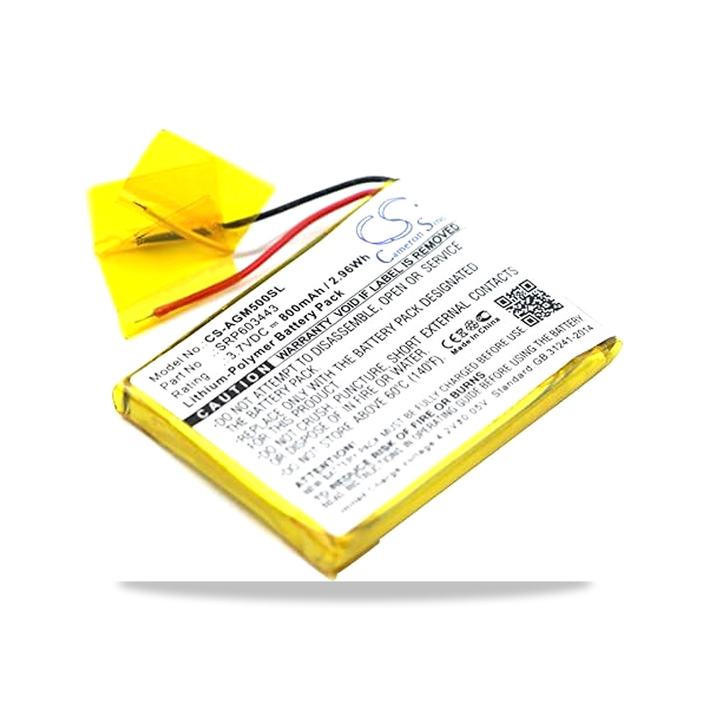 صورة منتج بطارية بديلة 800mAh/3.7 فولت من تولكور لجهاز استرو A50، P/N: SRP603443 TollCor موديل CS-AGM500SL - كود الصنف reemco-2027-1885022 - ماركة يباع من خلال reemco - توريد وتصوير حصري لشركة ريمكو القابضة السعودية