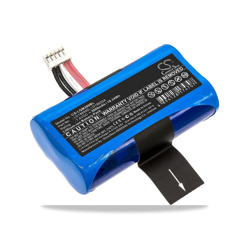 صورة منتج بطارية بديلة من جي ام اتش اس لنيولاند N510، N900، N910، P/N: LD18650A 2600mAh/7.4 فولت Gmmhhs موديل CS-LQM300BL - كود الصنف reemco-2027-1885064 - ماركة يباع من خلال reemco - توريد وتصوير حصري لشركة ريمكو القابضة السعودية