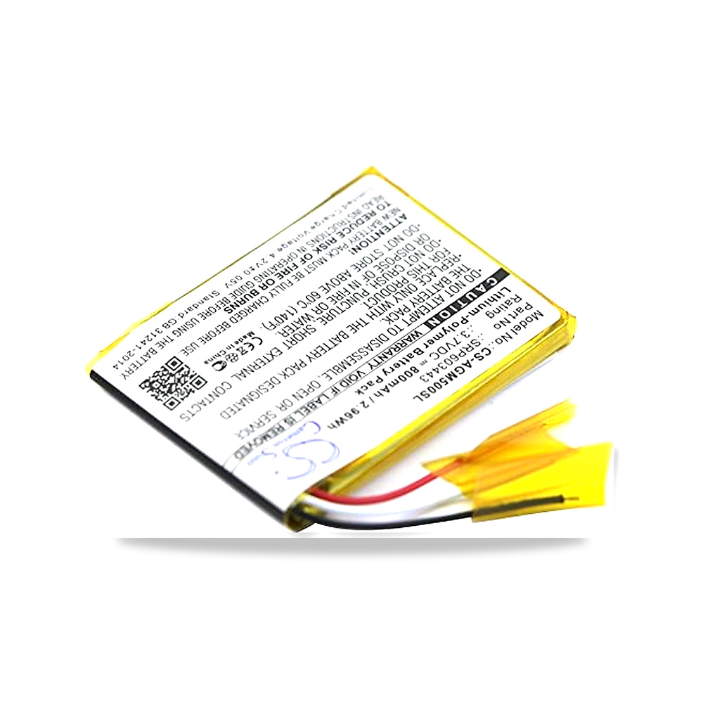 بطارية بديلة لجهاز استرو A50 بسعة 800 ميلي امبير من تراست سيل، SRP603443 TrustCell موديل CS-AGM500SL