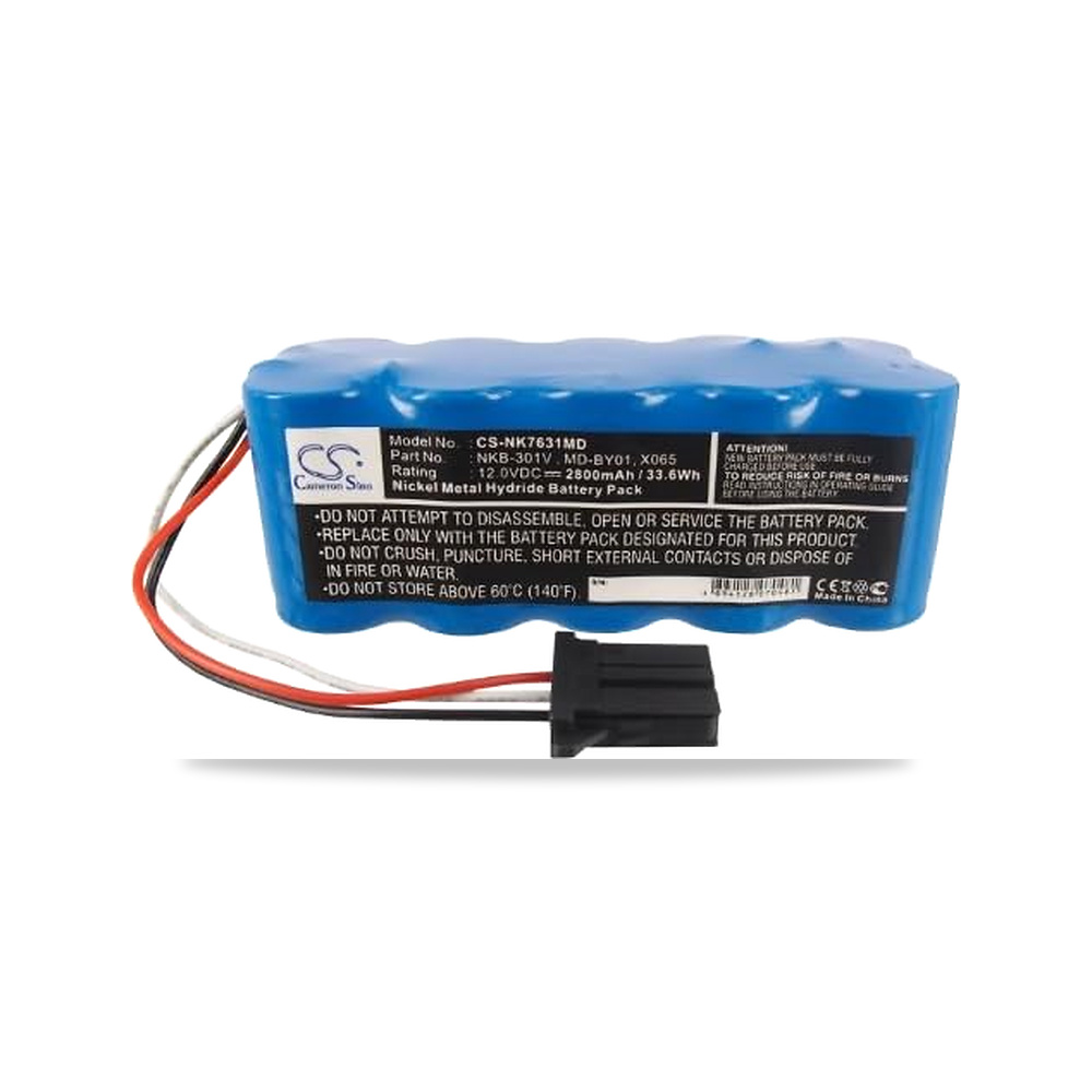 بطارية بديلة MD-BY01، NKB-301V، SB-551V، X065، متوافقة مع نيهون كوهدين 1350، 1350A، 1350C، موديل CS-NK7631MD