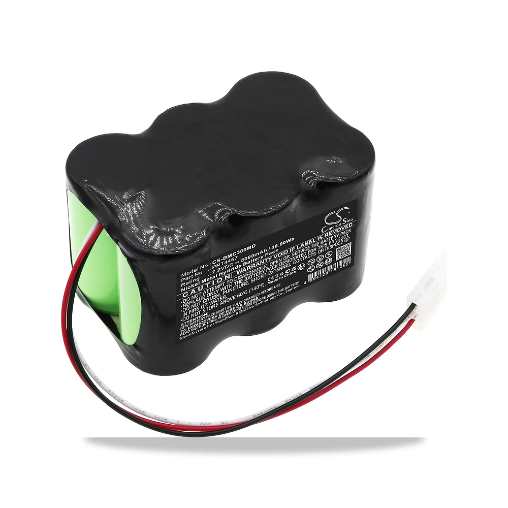 بطارية بديلة 5000mAh/7.2 فولت من تولكور لـ Bio P/N: B11470, PRT4467 TollCor موديل CS-BMC300MD