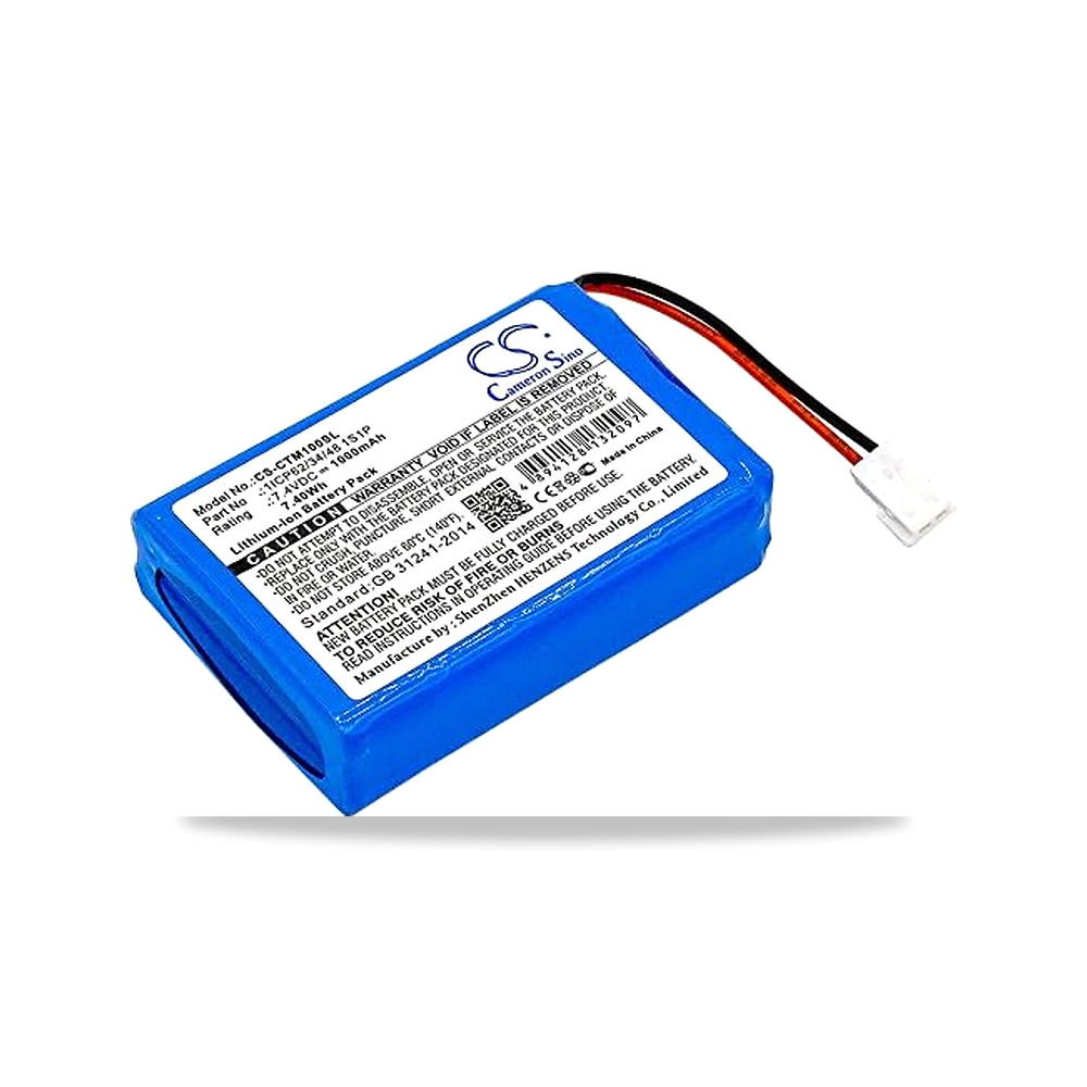 صورة منتج الأسمنت والمونة والكيماويات الإنشائية بطارية FOUNCY موديل CS-CTM100SL – سعة البطارية 1000 milliamp_hours – 34 x 13 x 51 ملي متر - كود الصنف reemco-2027-1890815 - ماركة يباع من خلال reemco - توريد وتصوير حصري لشركة ريمكو القابضة السعودية