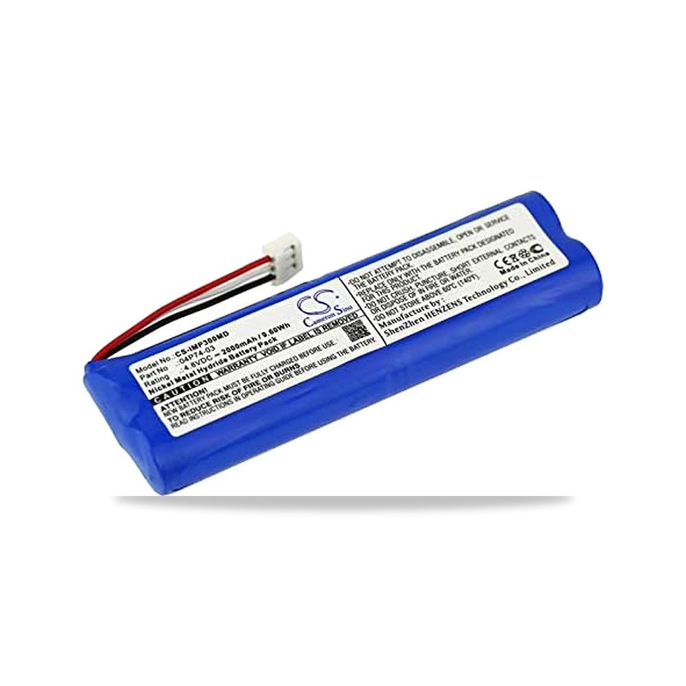 بطارية بديلة من فونسي لابوت الجزء رقم: 04P74-03، طابعة، طابعة i-STAT موديل CS-IMP300MD - سعة البطارية 2000 milliamp_hours - 29 x 15 x 99 ملي متر