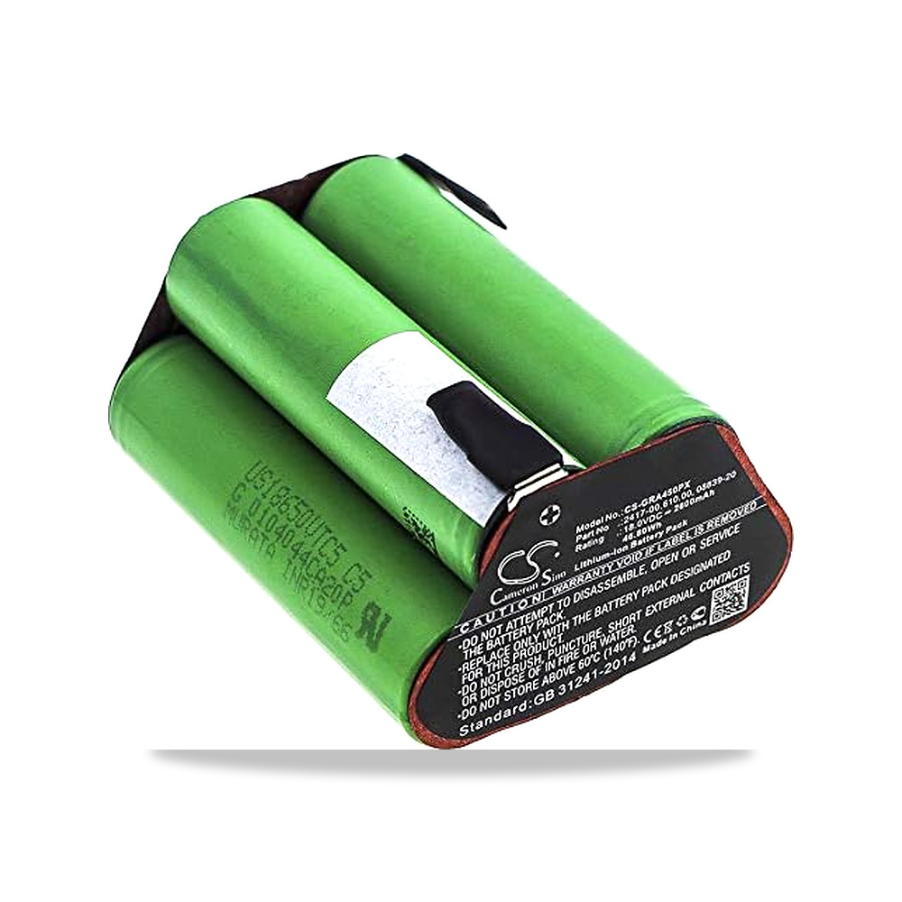 صورة منتج الأسمنت والمونة والكيماويات الإنشائية بطارية FOUNCY موديل CS-GRA450PX – سعة البطارية 2600 milliamp_hours – 5,5 x 3,5 x 6,6 سم - كود الصنف reemco-2027-1893881 - ماركة يباع من خلال reemco - توريد وتصوير حصري لشركة ريمكو القابضة السعودية