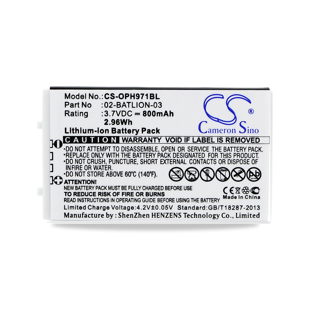 بطارية بديلة 3.7 فولت 800mAh 11267 02-BATLION-03 ORBLIOP0012 من ايباتو OPL-9727 OPL-9700 OPL-9712 OPL-9724