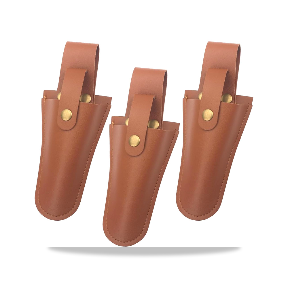 صورة منتج حافظة تقليم الحديقة من جلد البولي يوريثين مع كبس، بني، 3 قطع TWZKXC – المادة Faux Leather – 20الطول x 8العرض x 3الارتفاع سم - كود الصنف reemco-2027-1910660 - ماركة يباع من خلال reemco - توريد وتصوير حصري لشركة ريمكو القابضة السعودية