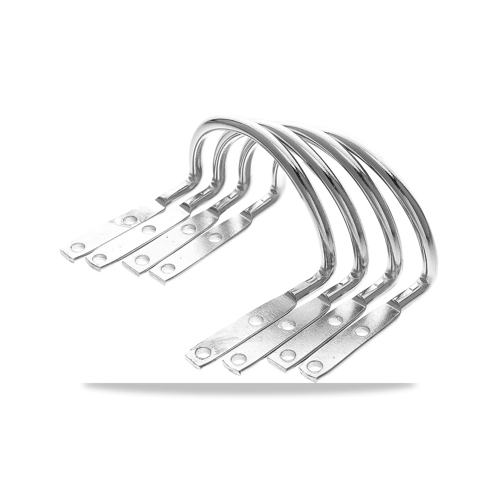 صورة منتج 4 قطع من حافظة المطرقة شديدة التحمل مع حلقة من الستيل، حامل يثبت على الحائط يوشوبي – اللون فضي – المادة حديد - كود الصنف reemco-2027-1911536 - ماركة يباع من خلال reemco - توريد وتصوير حصري لشركة ريمكو القابضة السعودية