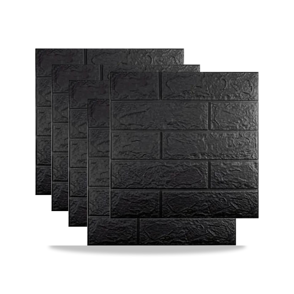 صورة منتج ورق حائط ذاتي اللصق مقاوم للماء 35 × 38 سم للمطبخ والحمام مصنوع من مادة فوم اكس بي اي بلون اسود من ركنيسو Rcniso - كود الصنف reemco-2027-1924963 - ماركة يباع من خلال reemco - توريد وتصوير حصري لشركة ريمكو القابضة السعودية