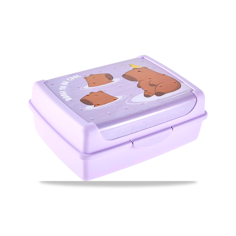 صورة منتج كيبر Olek Capybara Deco Click Box متوسط الطول 1 لتر (لترات) – اللون Soft Purple – المادة بولي بروبيلين - كود الصنف reemco-2027-1928343 - ماركة يباع من خلال reemco - توريد وتصوير حصري لشركة ريمكو القابضة السعودية