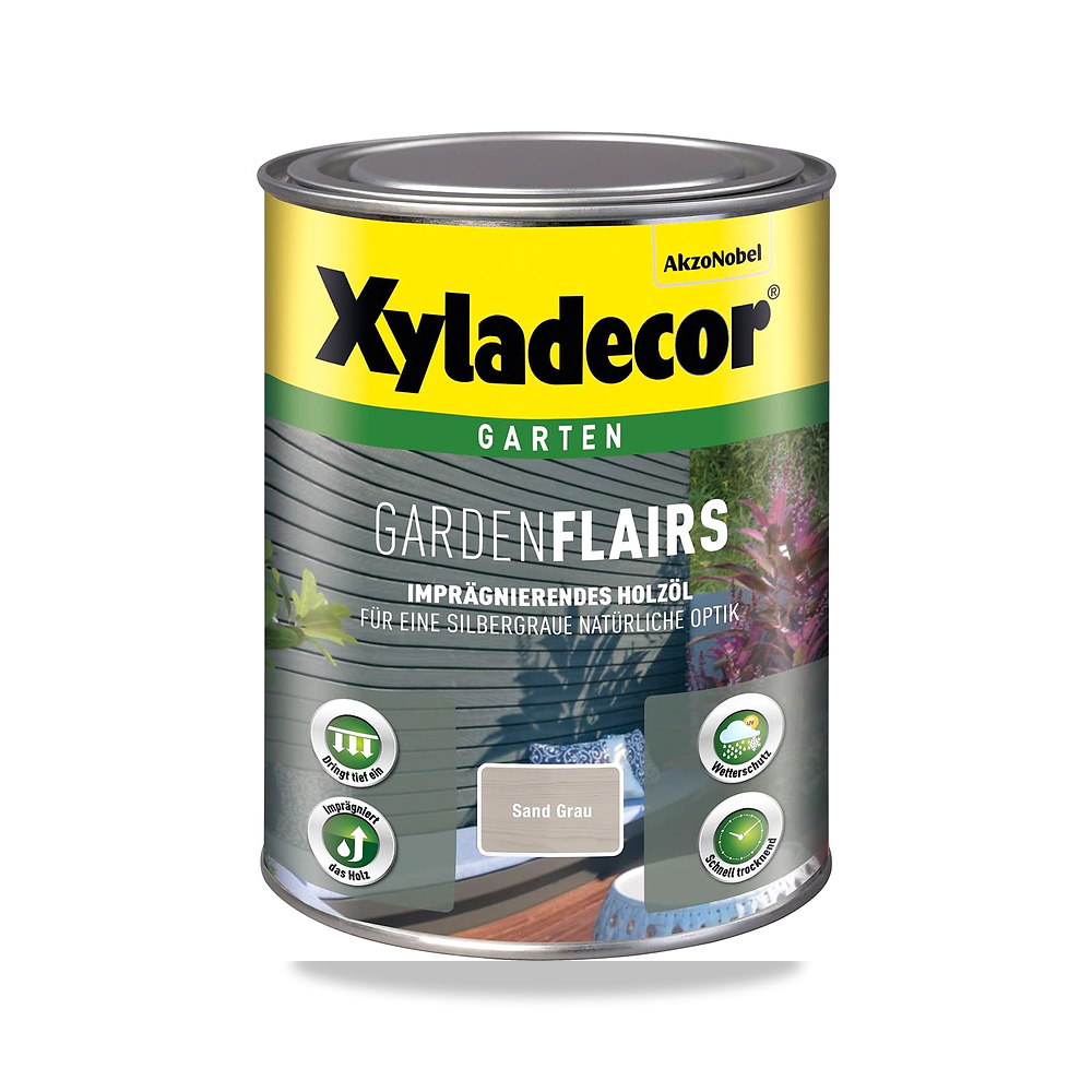 صورة منتج زيلاديكور جاردن فليرز، 1 لتر، رمادي رملي Xyladecor – المقاس 1 L - كود الصنف reemco-2027-1928778 - ماركة يباع من خلال reemco - توريد وتصوير حصري لشركة ريمكو القابضة السعودية