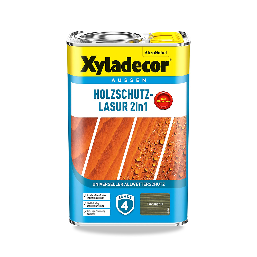 صورة منتج Xyladecor XY Wood Protection خشب 4 لتر – اللون فير جرين – المادة أساس مائي - كود الصنف reemco-2027-1928844 - ماركة يباع من خلال reemco - توريد وتصوير حصري لشركة ريمكو القابضة السعودية