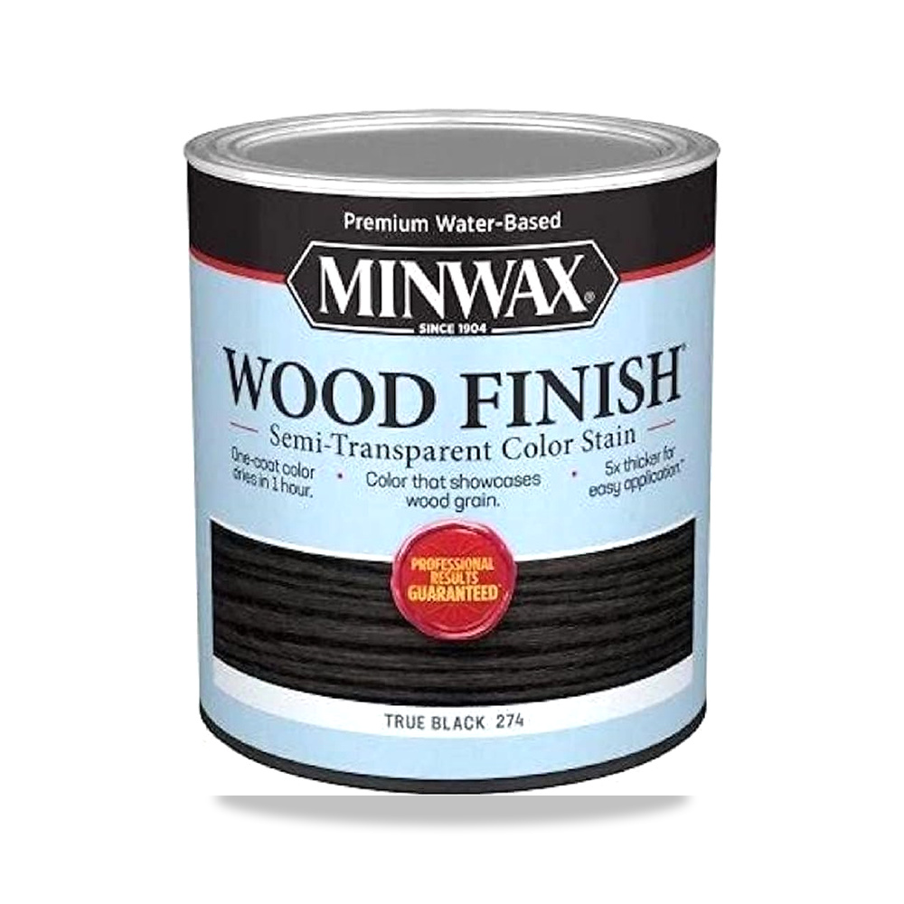 صورة منتج طبقة ملونية شبه شفافة مائية من Minwax، لون أسود حقيقي، 1 لتر منواكس – اللون ترو بلاك – المادة خشب - كود الصنف reemco-2027-1928885 - ماركة يباع من خلال reemco - توريد وتصوير حصري لشركة ريمكو القابضة السعودية