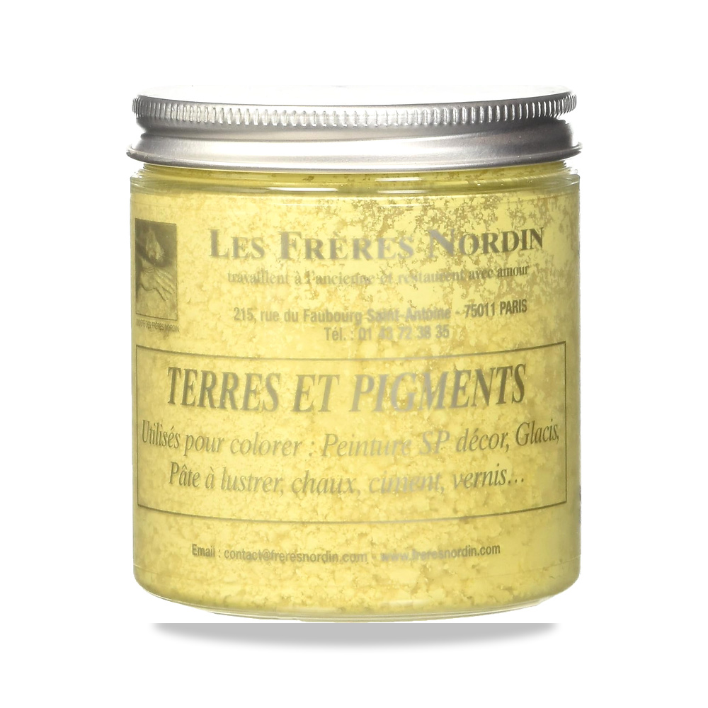 صورة منتج صبغة ارضية من داي برودر نوردين 418135 بلون اصفر هندي Les Frères Nordin – اللون Pigment Jaune India – المقاس 200 g (Lot de 1) - كود الصنف reemco-2027-1929347 - ماركة يباع من خلال reemco - توريد وتصوير حصري لشركة ريمكو القابضة السعودية